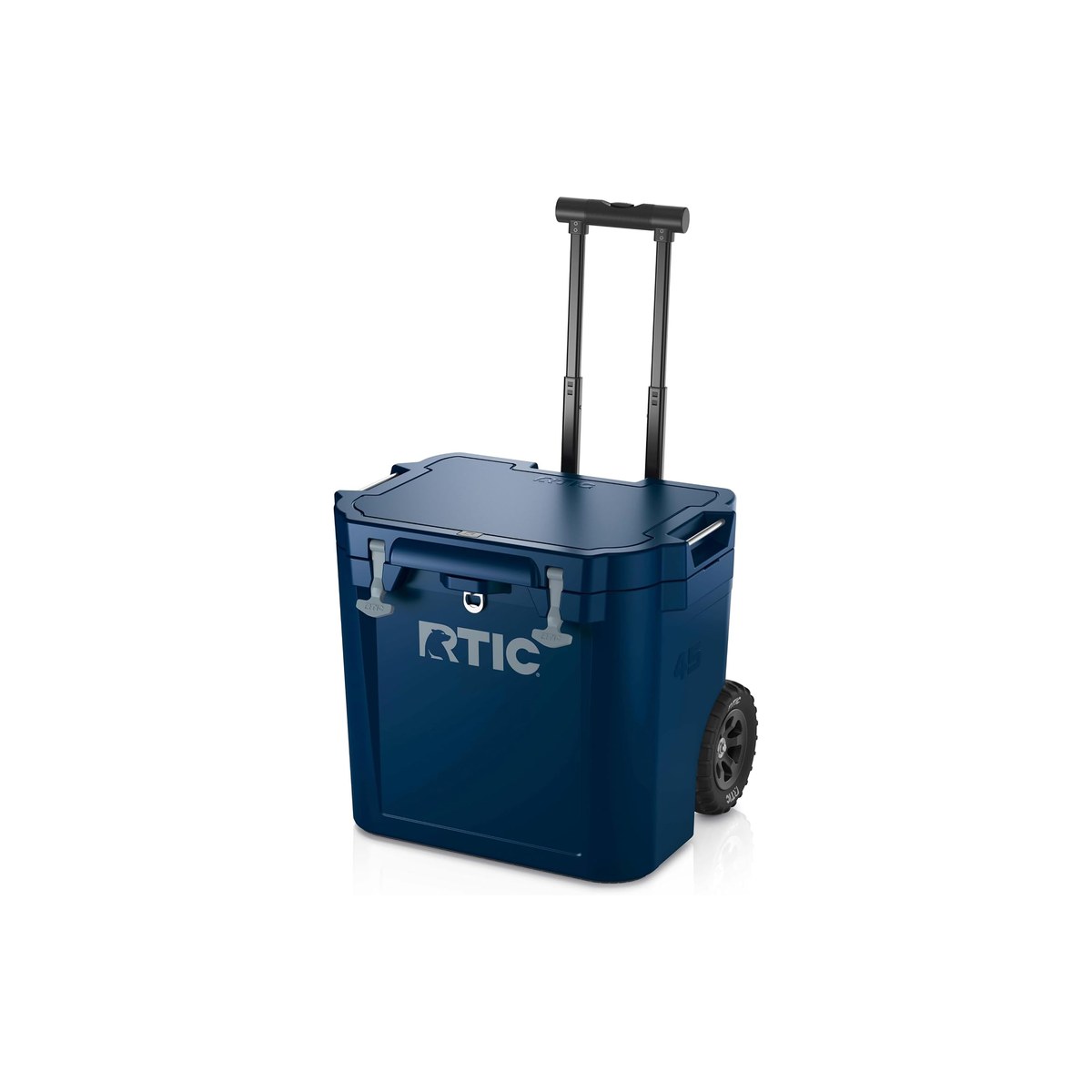 RTIC 45 QT Wheeled Ultra-Tough Cooler, Rotomolded, Puncture-Resistant Wheels and Pull Handle (ASIN B0D5F42FW1)