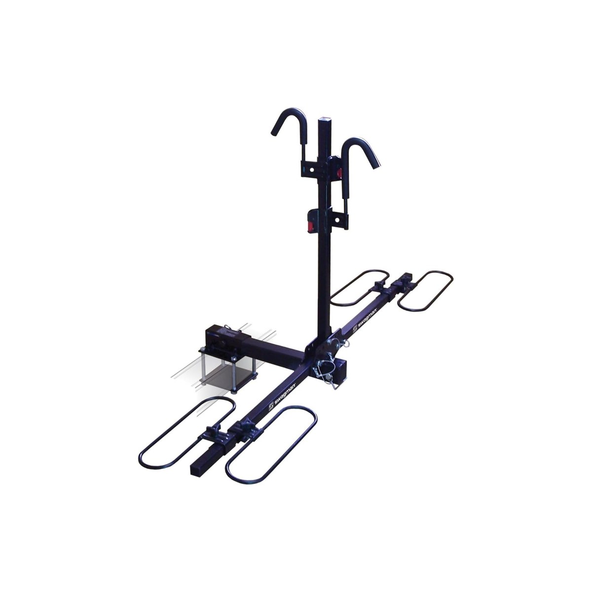 Swagman Traveler XC2 RV Bike Rack, RV-Approved Platform Hitch Carrier for 2 Bikes, 35 lb per Bike, 2-Inch Receiver (ASIN B003YJK252)